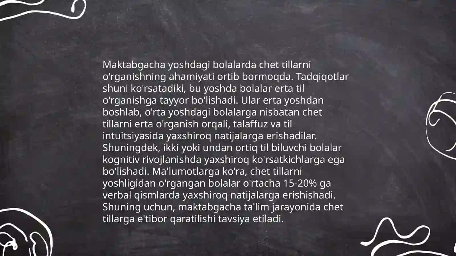 Maktabgacha yoshdagi bolalarning chet tillarini o'rganishda drammatizatsiya usulidan foydalanish 4