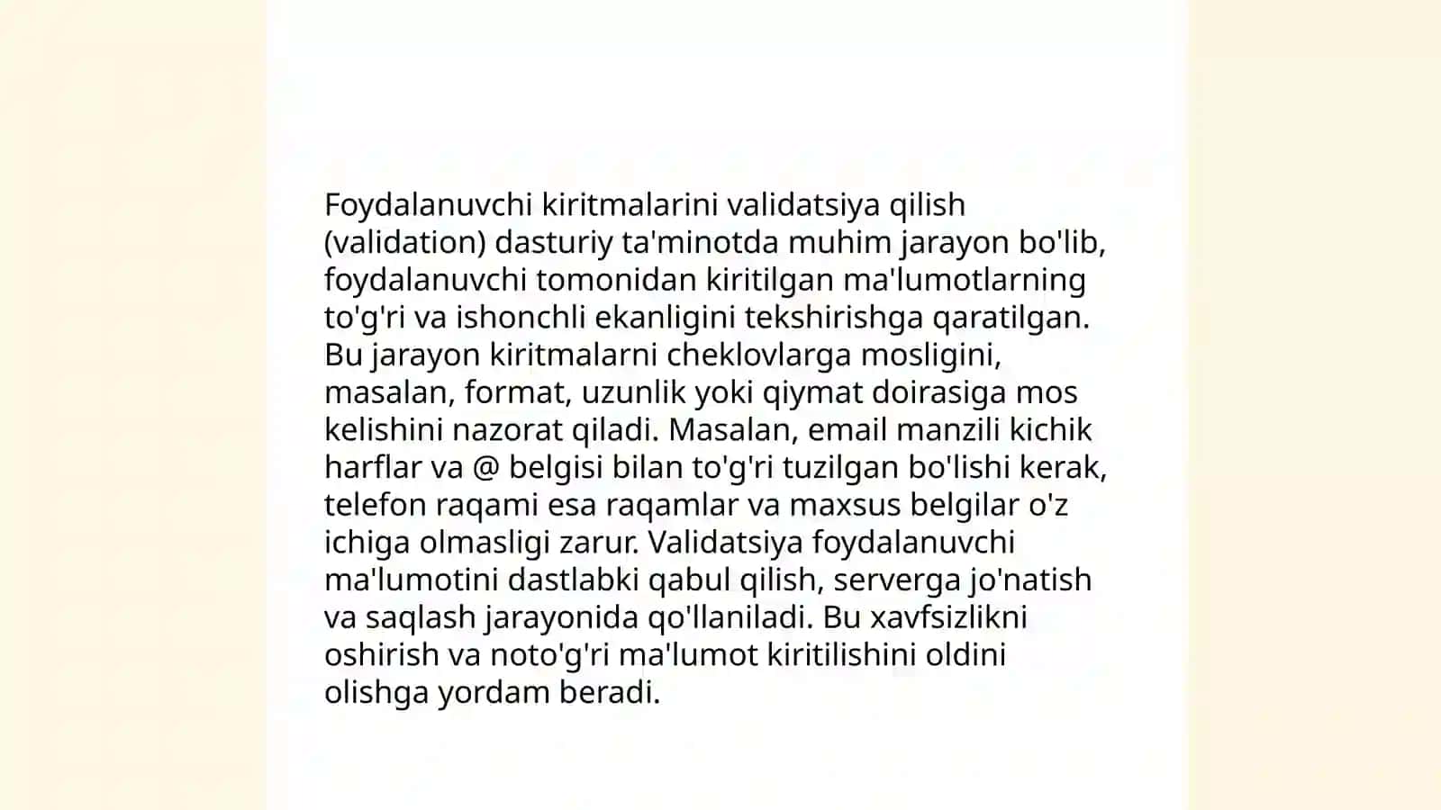 Flutter da Formlar va foydalanuvchi kiritmalarini boshqarish 4