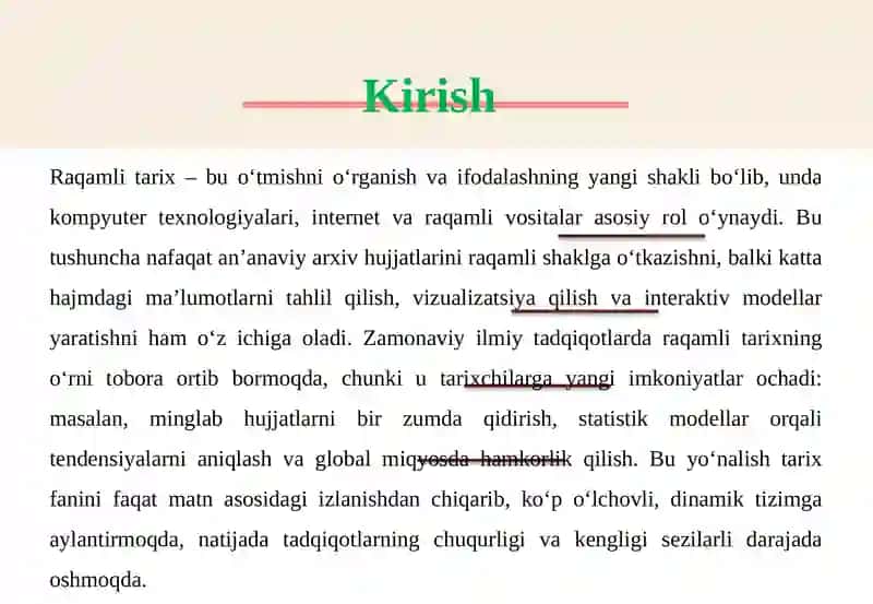 Raqamlitarix – XXI asrda raqamli texnologiyalarning tarixiy tadqiqotlarda qo‘llanilishi 4