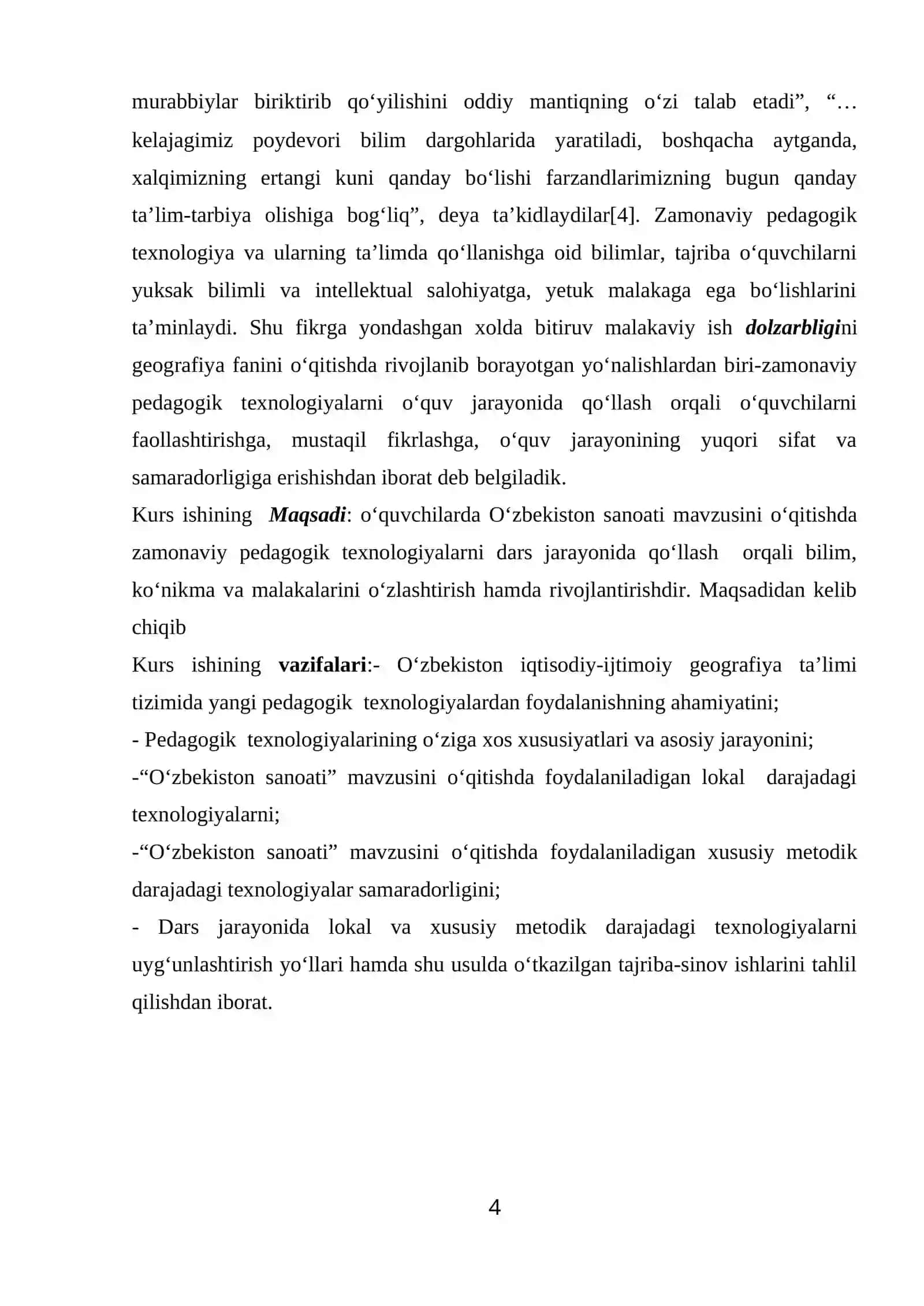 Geografiyani o‘qitishda o‘quvchilarning bilish faoliyatini tashkil etish va boshqarish yo‘llari 4