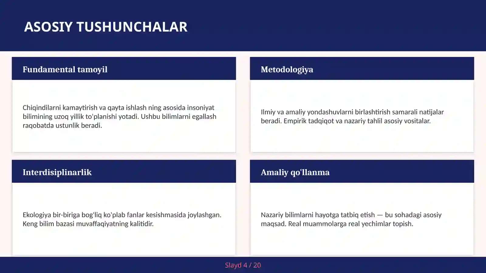 CHIQINDILARNI KAMAYTIRISH VA QAYTA ISHLASH 4