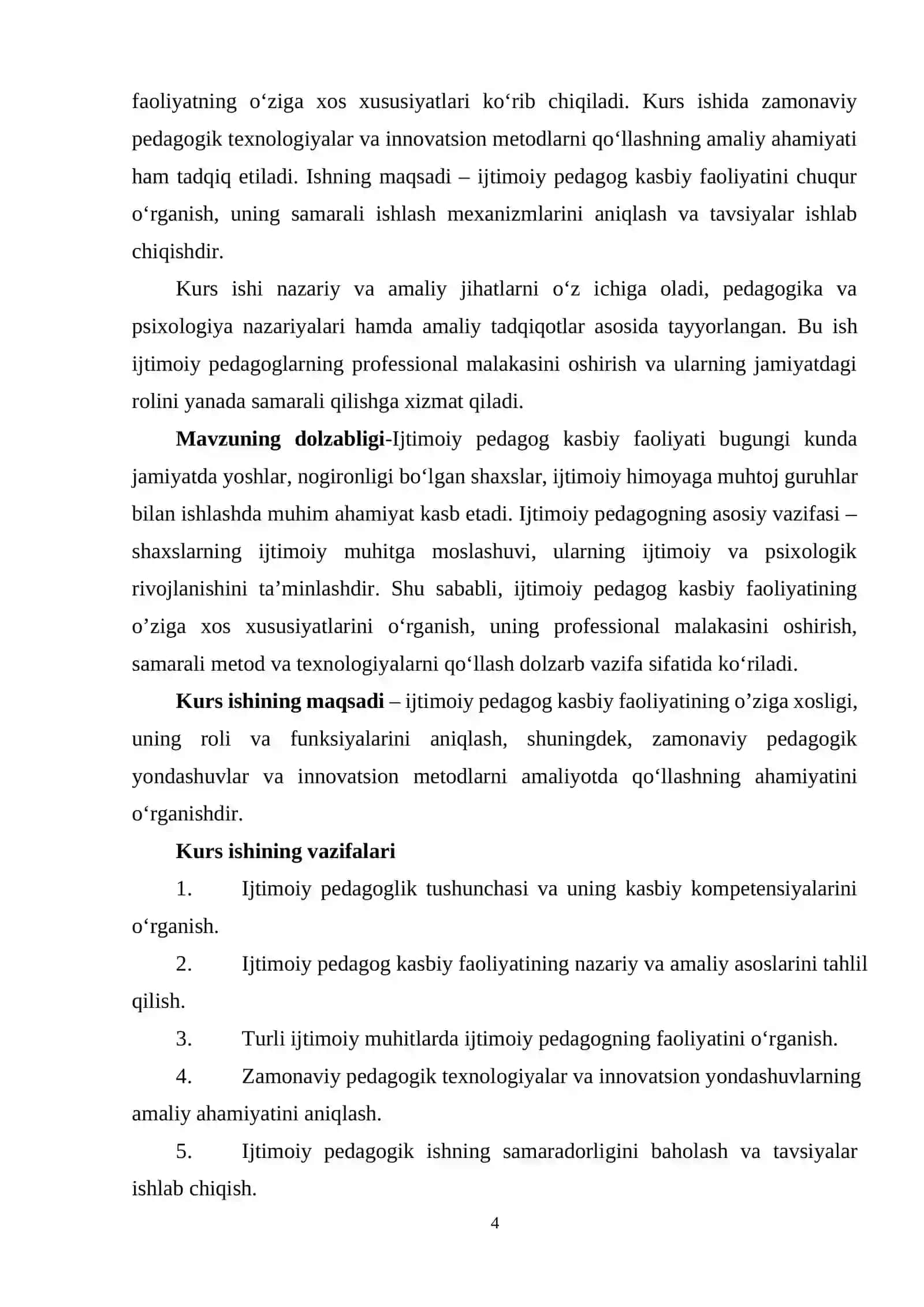 Ijtimoiy pedagog kasbiy faoliyatining o'ziga xosligi 4
