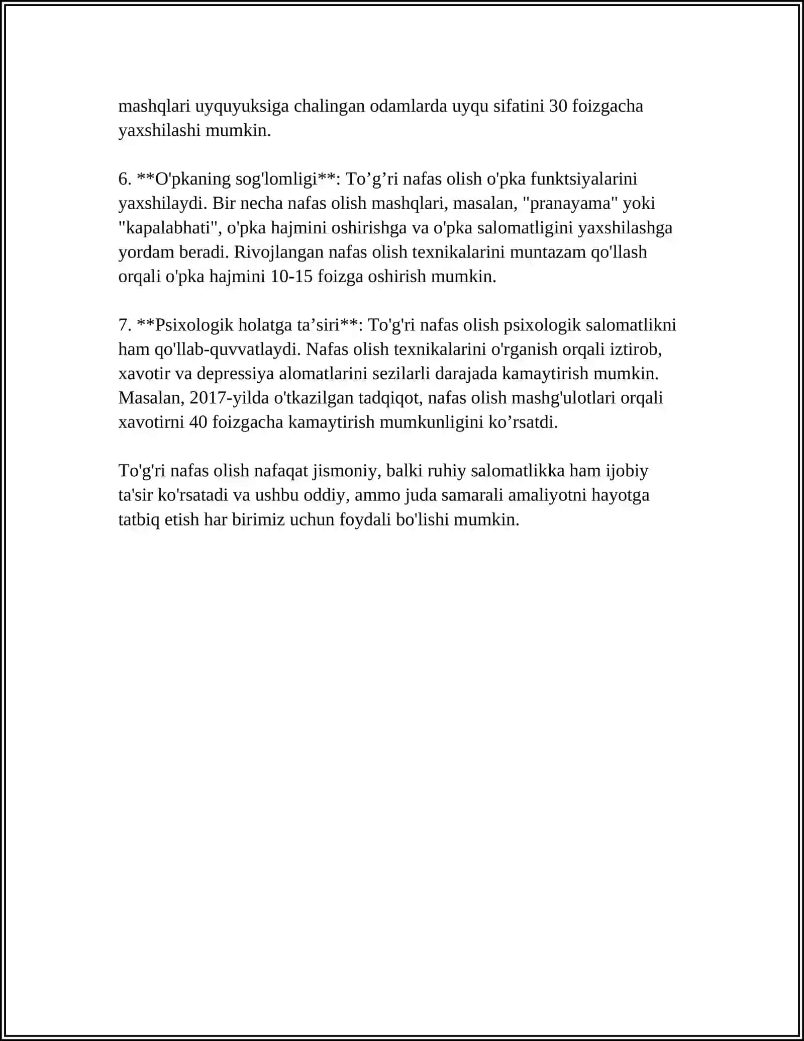 JISMONIY TARBIYADA TOʻGʻRI NAFAS OLISH VA JISMONIY MASHQLAR 4