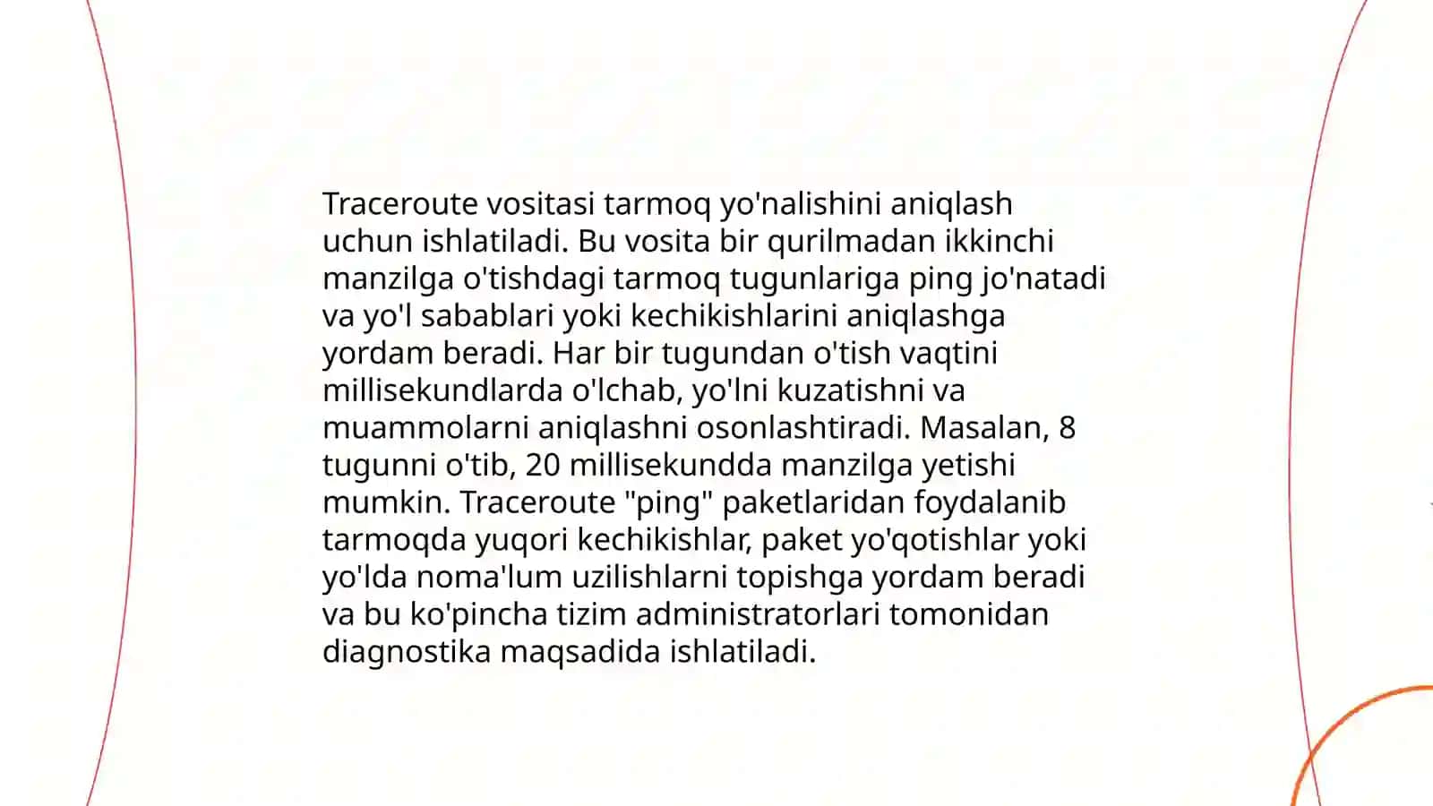 Tarmoq Muammolarini Aniqlash va Hal qilish 4