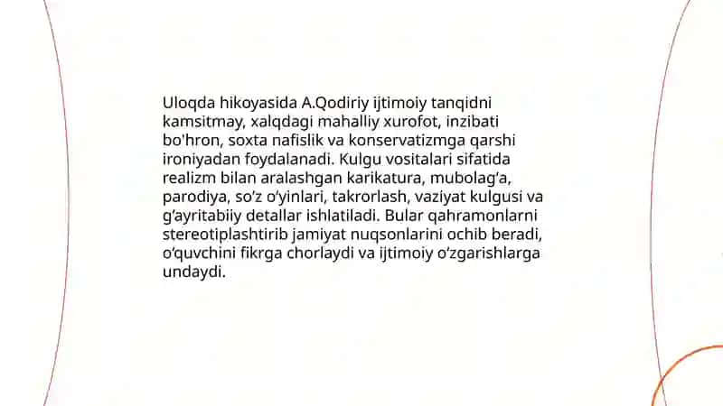 "O'tkan kunlar" romanida hajv va tarixiy haqiqat uyg'unligi tahlili 4