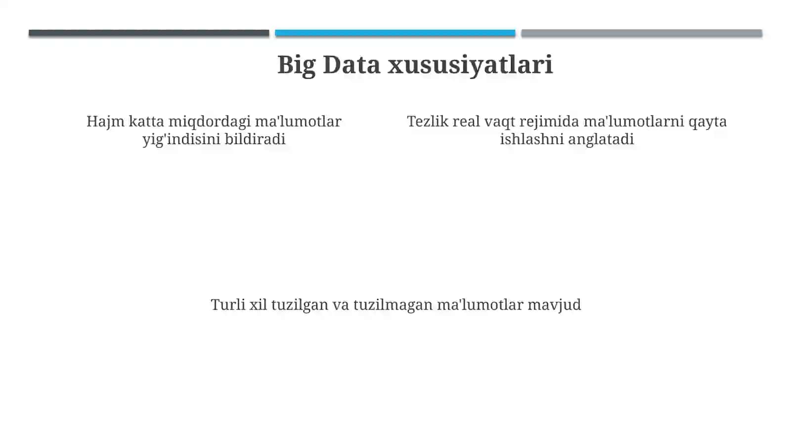 Katta ma'lumotlarni (Big Data) tahlil qilish texnologiyalari 4