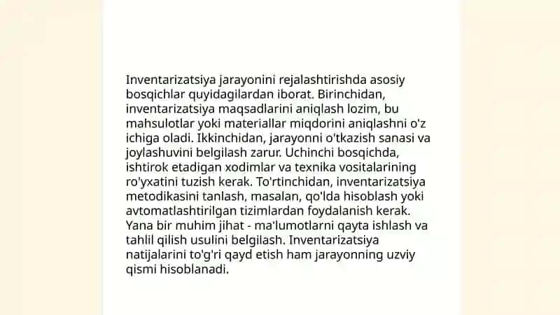 Inventarizatsiyani tashkil qilish va uning turlari 4