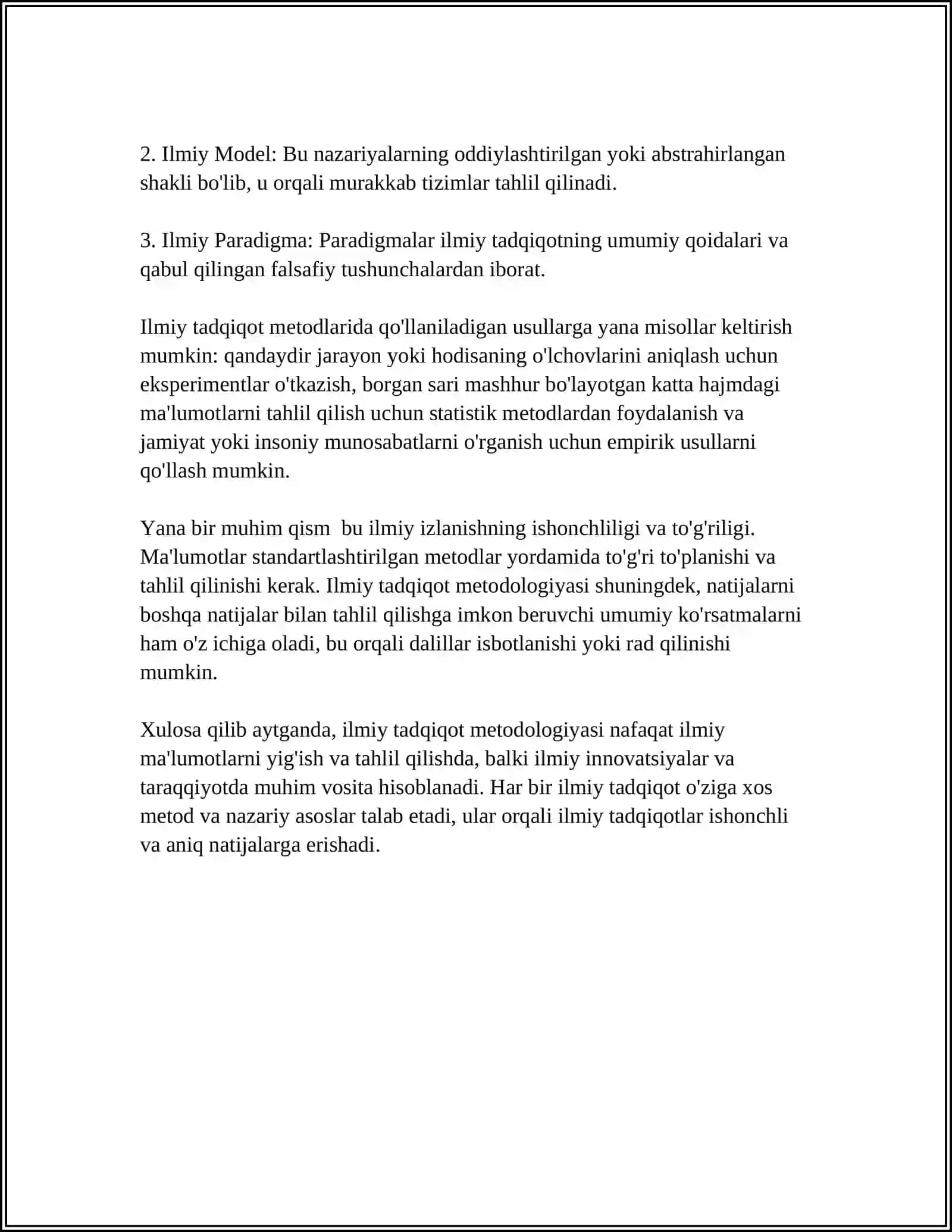 ILMIY TADQIQOT MAVZUSI,MUAMMOSI VA MAQSADINI SHAKLLANTIRISH 4