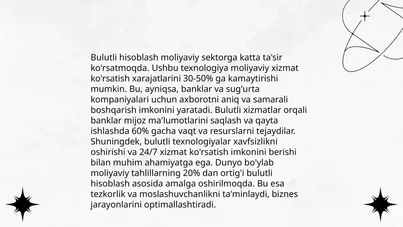 Bulutli texnologiyalardan foydalanish xususiyatlari 4