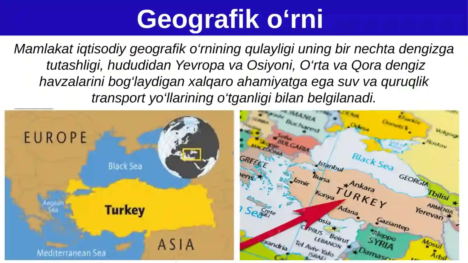 Turkiya Respublikasi 9-sinf GEOGRAFIYA 4