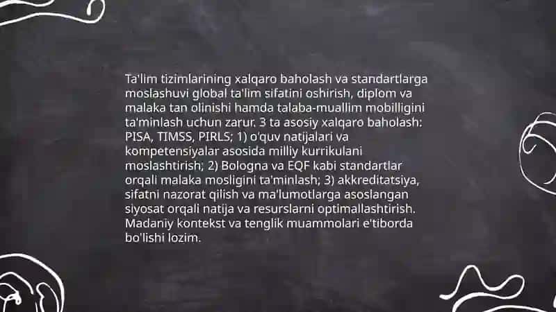 Globalizatsiya davrida konparativistik pedagogikaning xalqaro vazifalari 4