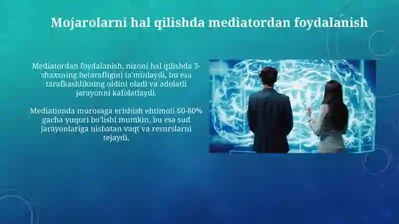 Pedagogik konfiliktning yechimi va uni boshqarish texnologiyasi 4