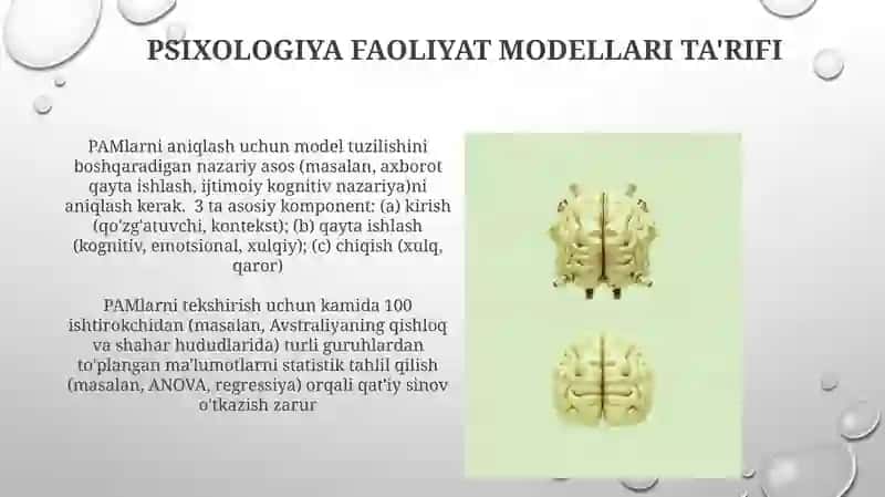 PSIXOLOG FAOLIYATI MODELLARI 4