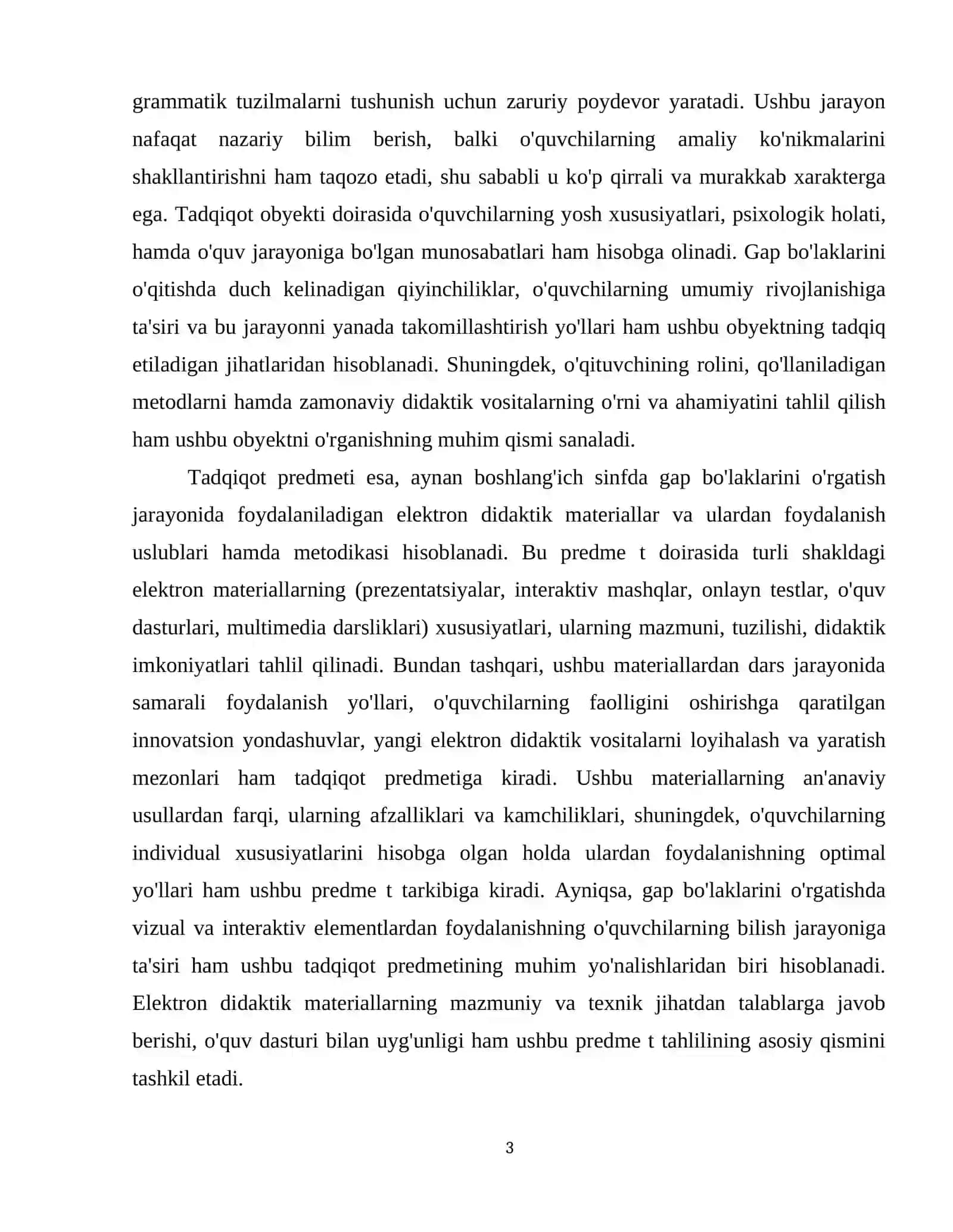 Boshlang'ch sinfda gap bo'laklarini o'rgatishda elektron didaktik materiallardan foydalanish 4
