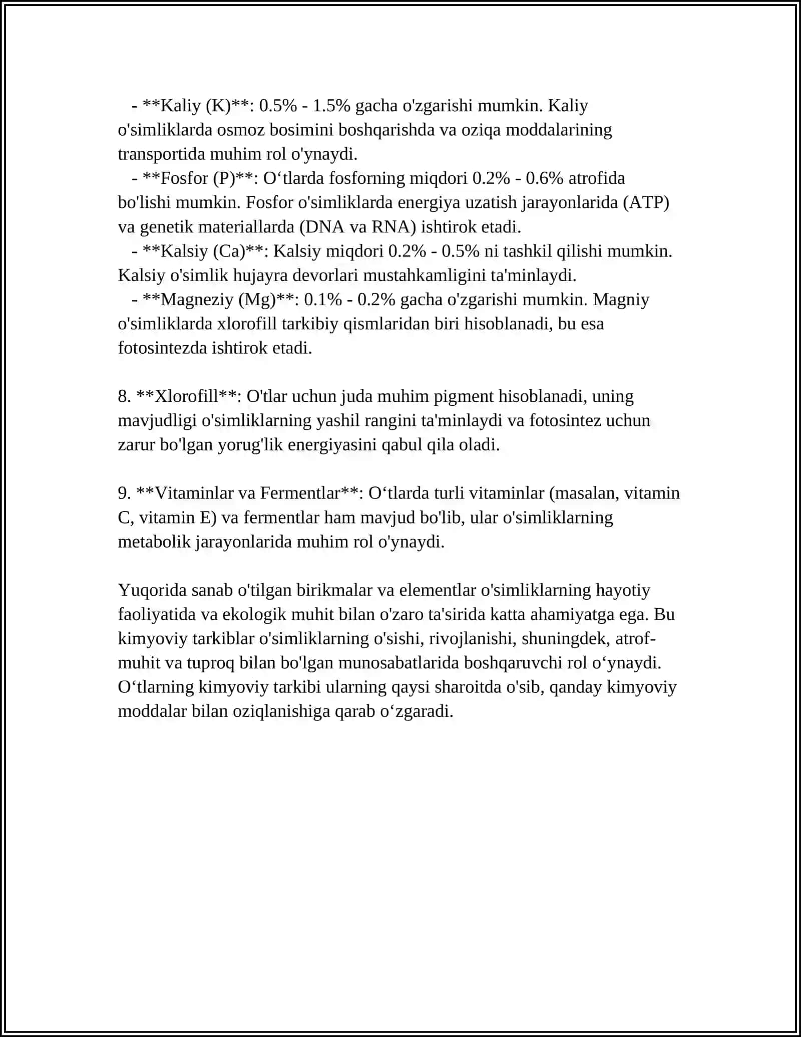 OʻTNING HAZM FUNKSIYALARIDAGI ISHTIROKI 4