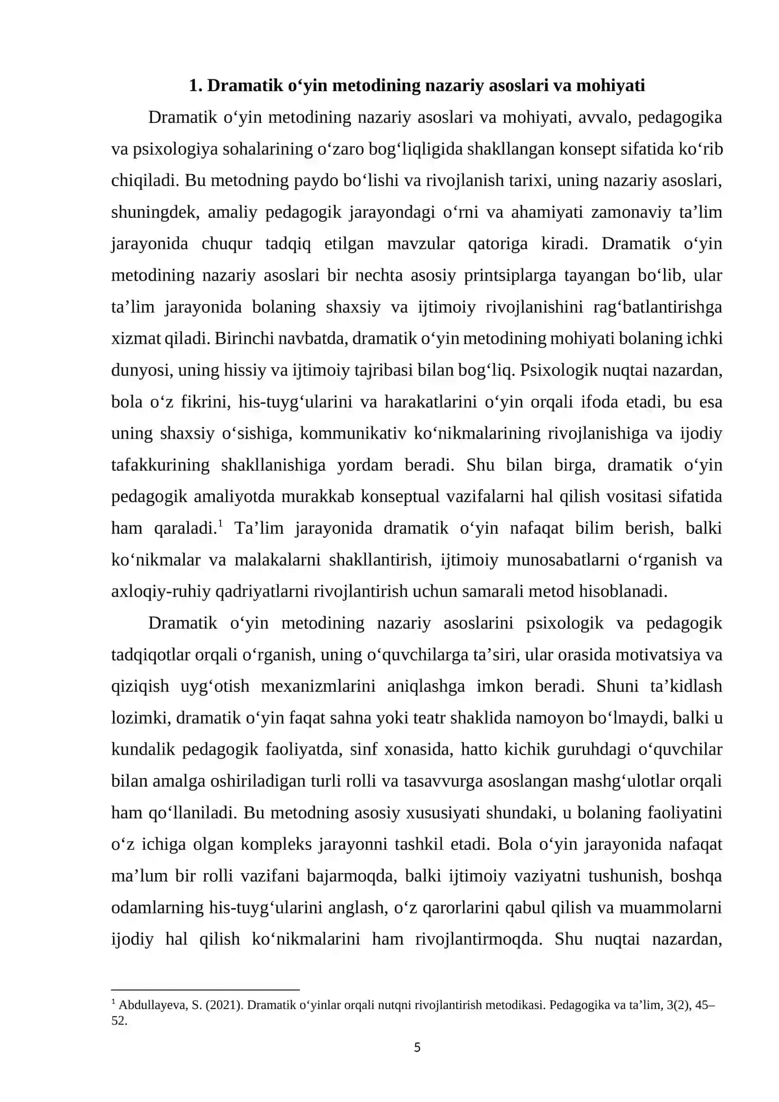 Logopedik mashg‘ulotlarni tashkil etishda dramatik o‘yin metodlaridan foydalanish 4
