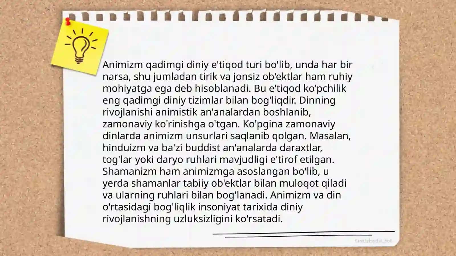 Animizm Nazariyasi 4