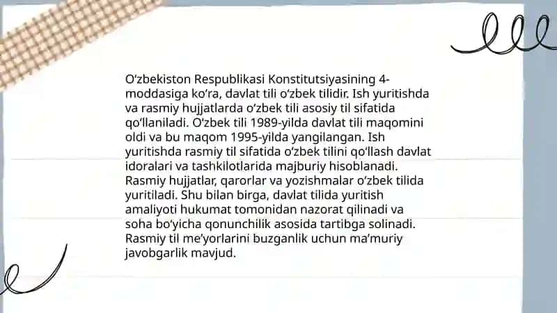 Ish yuritish tili va uslubi 4