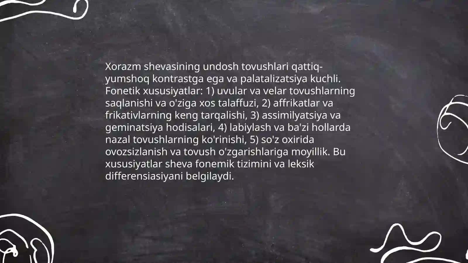 Xorazm shevasining fonetik, leksik va grammatik xususiyatlari 4