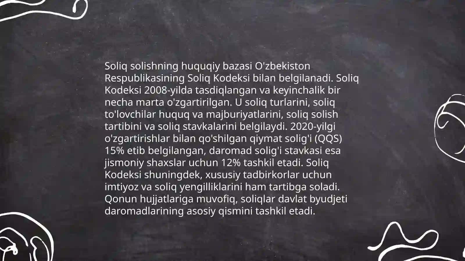 Soliq munosabatlarining subektalari ularning huquqlari va majburyatlari 4