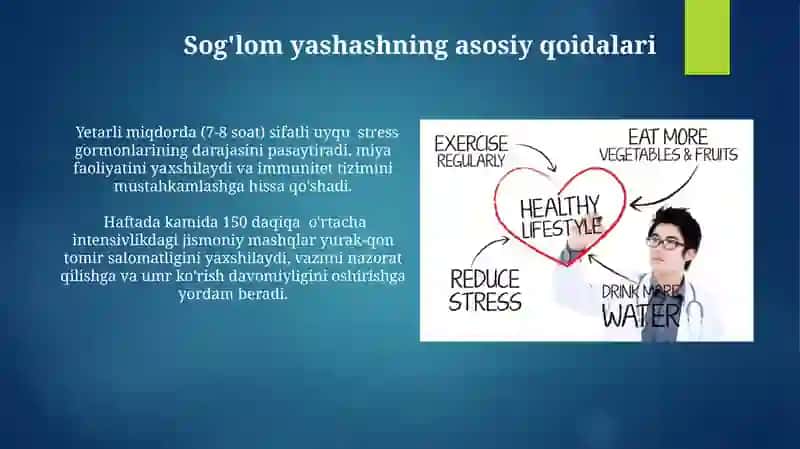 HAYOT TARZI VA SALOMATLIK MEXANIZIMI 4