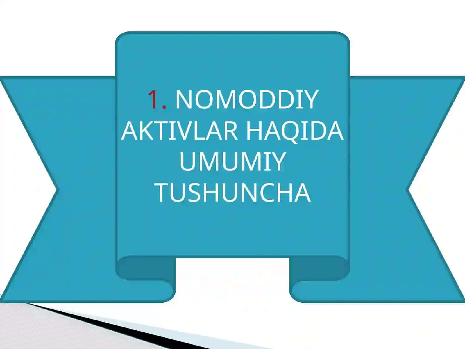 NOMODDIY AKTIVLAR Harakati bilan bog‘liq muomalalari AUDITI 4