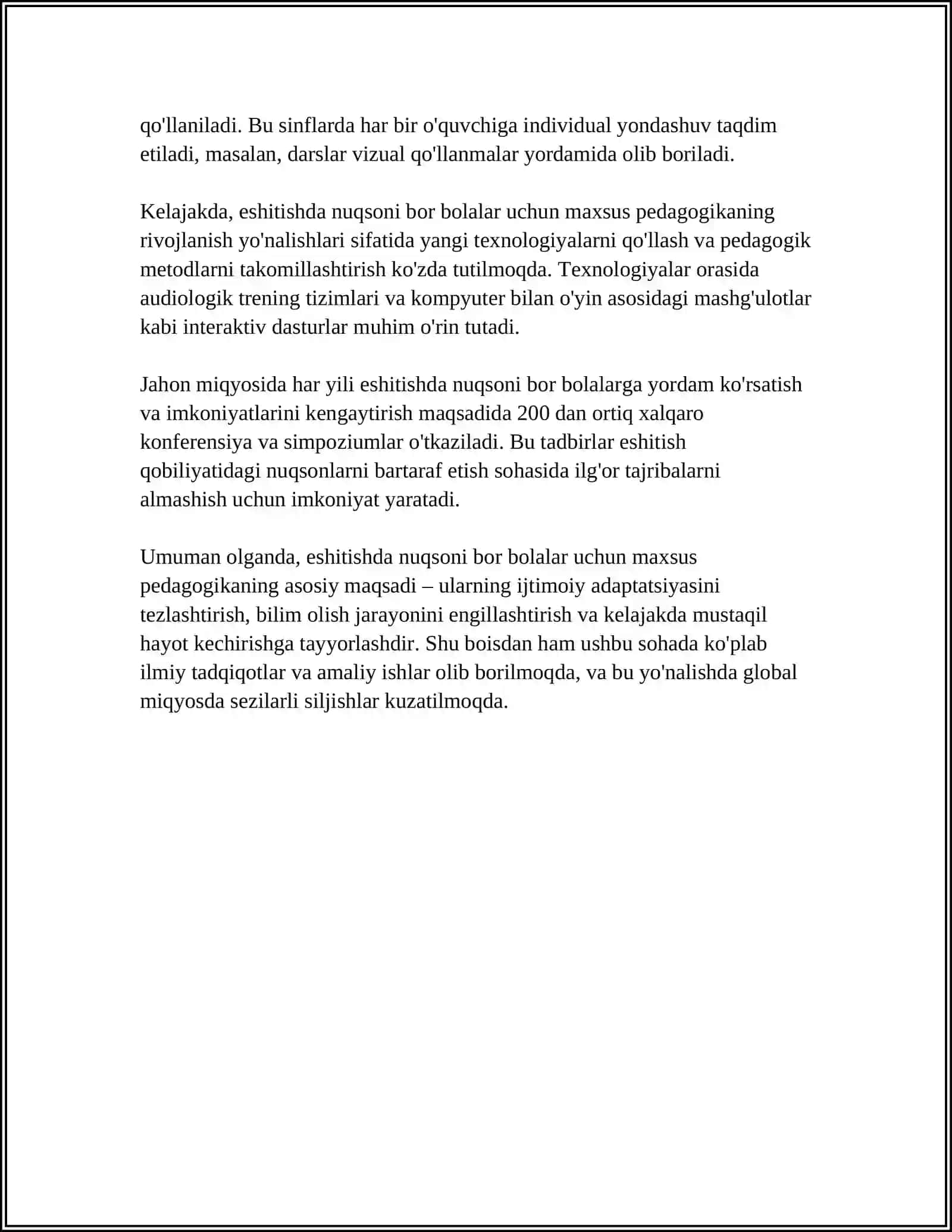 Eshitişda nuqsoni bor bolalar uchun maxsus pedagogika 4