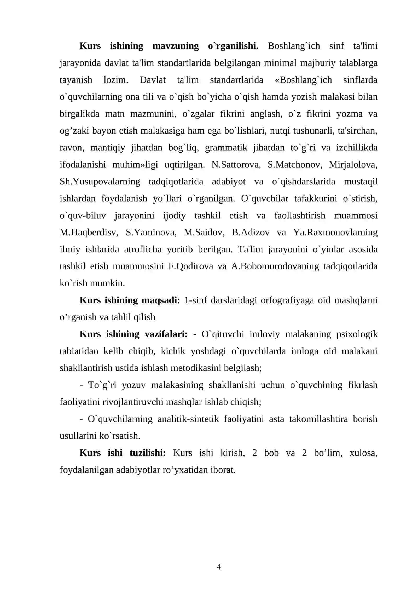 1-sinf darsliklaridagi ortografiyaga oid mashqlarni tashkil qilish 4
