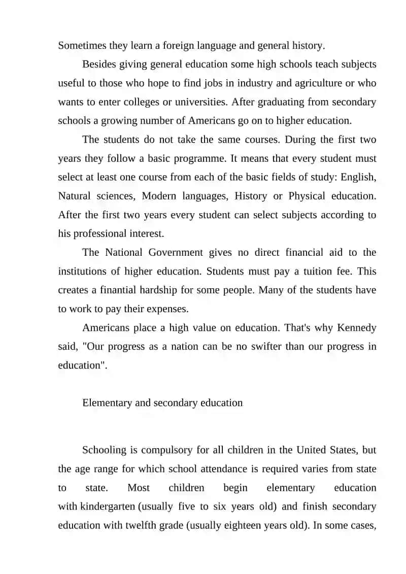PRIMARY EDUCATION IN USA 4