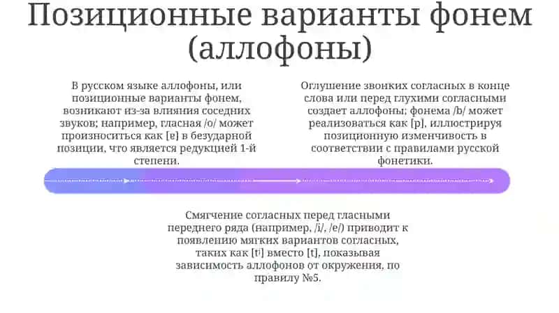 Фонемы русского языка и их дистинктивные признаки 4