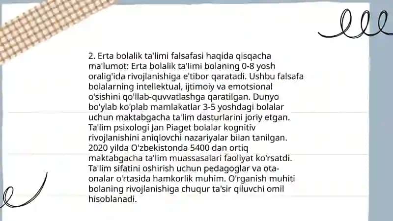 Fransiyadagi zamonaviy maktabgacha taʼlimning xususiyatlari 4