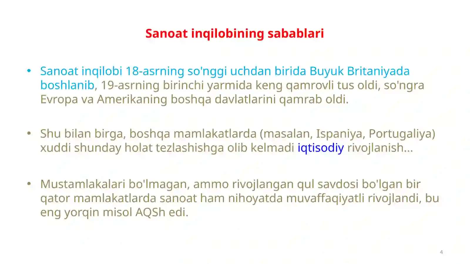 Sanoat inqilobi 4