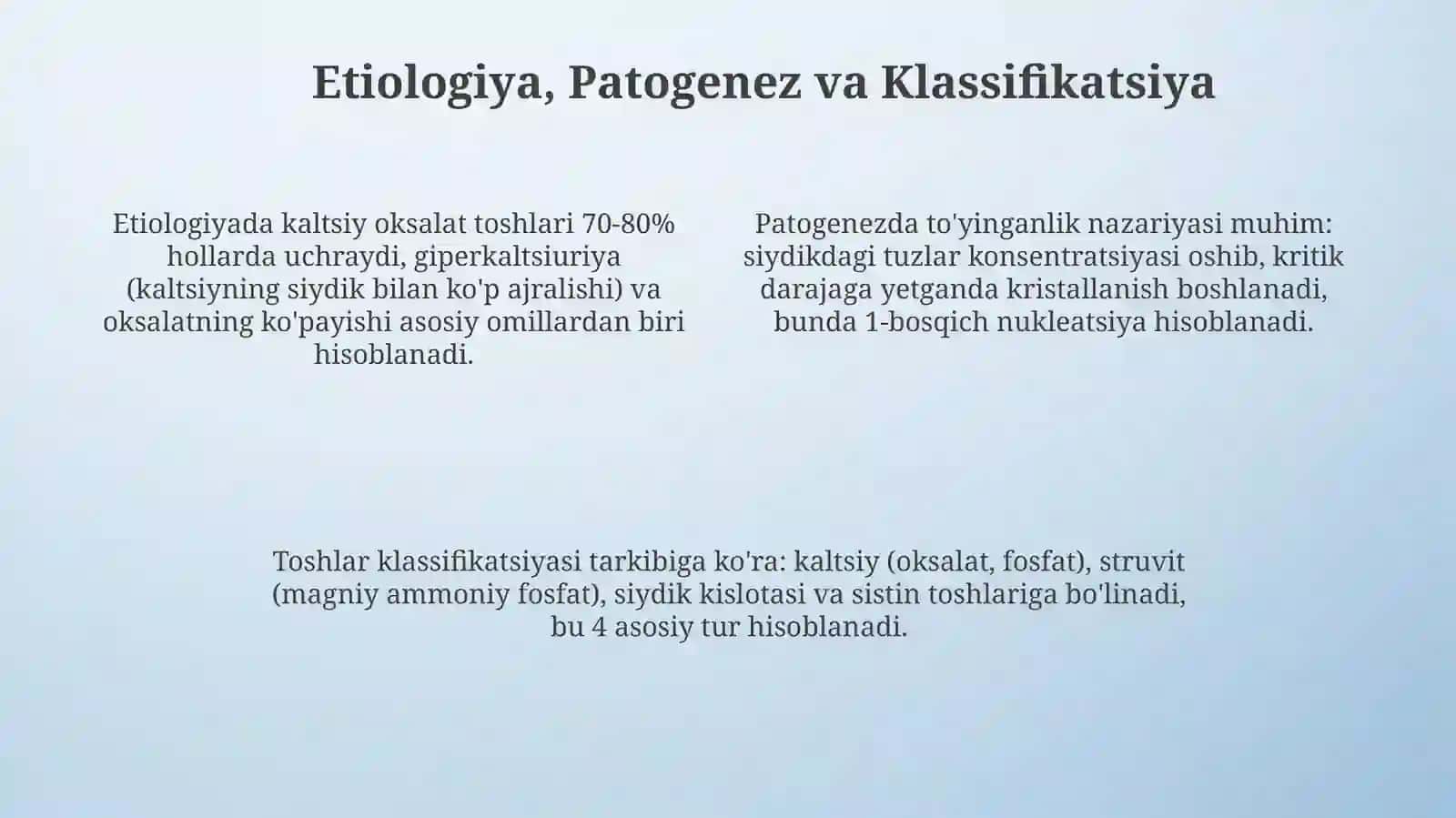 Buyrak va siydik tosh kasalliklari – nefrolitiaz va urolitiaz 4