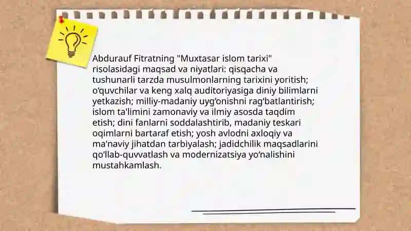 Muxtasar islom tarixi risolasi 4