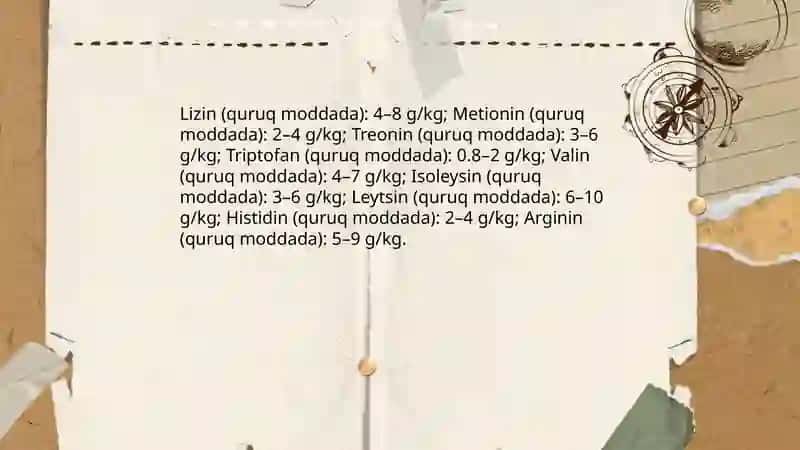Omuxta yemlarning ozuqaviylik qiymatini ko’rsatkichlari 4