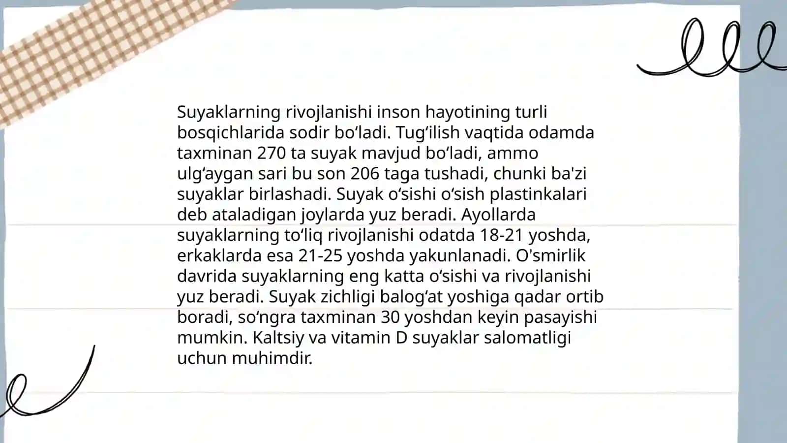 Suyaklarning birlashuvi 4