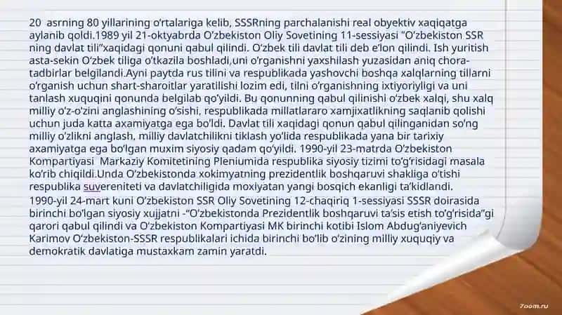 Mustaqillikga erishish jarayonlari Oʻzbekistonda 4