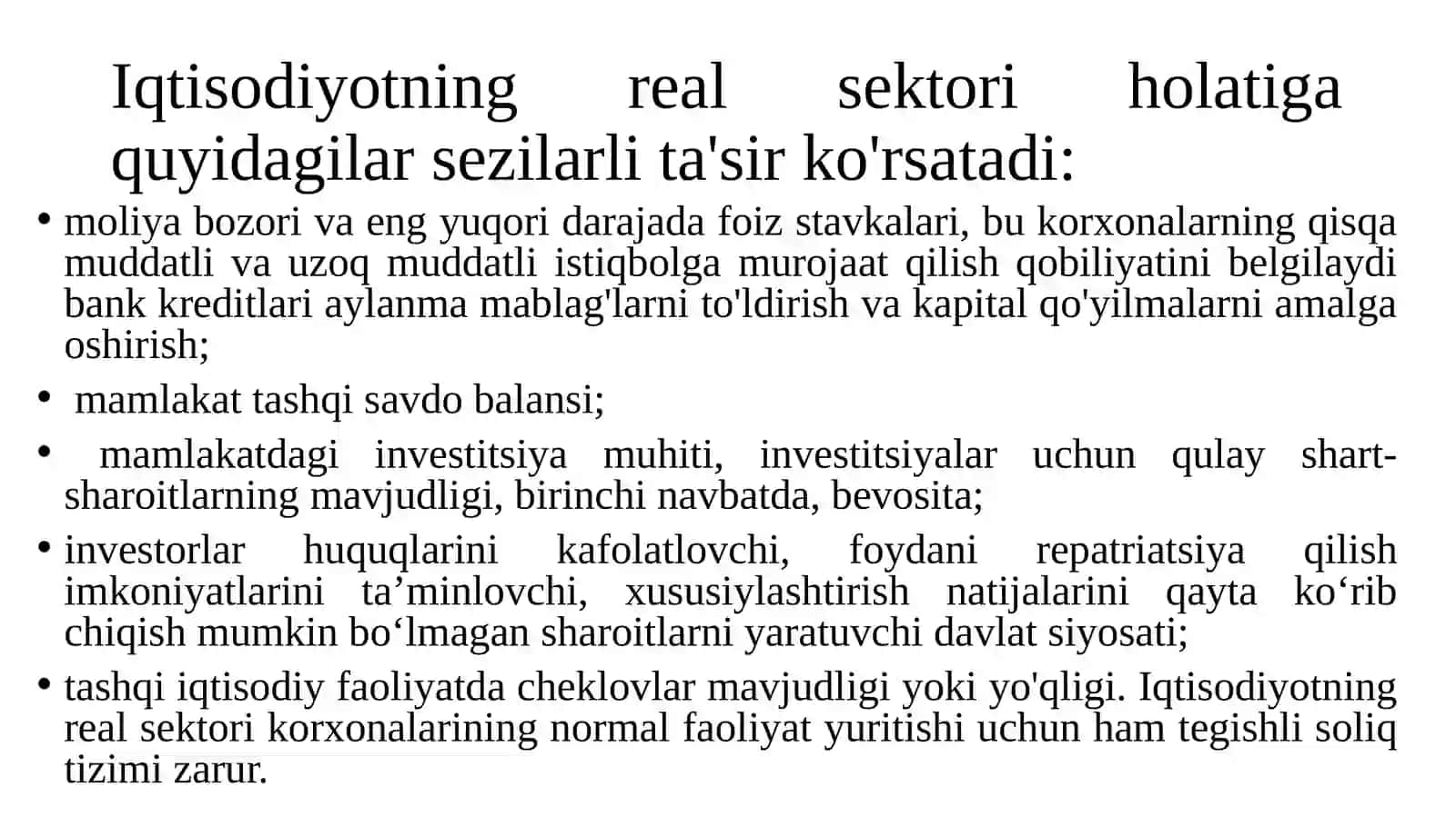 Dinamik makro iqtisodiy tahlil 4
