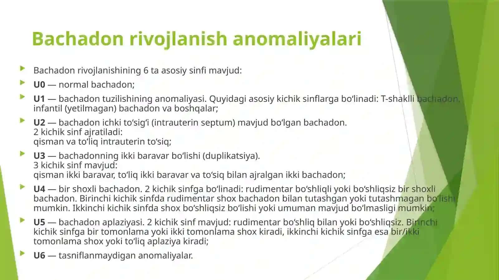 Ayoljinsiya’zolarining tug‘ma rivojlanish nuqsonlari 4