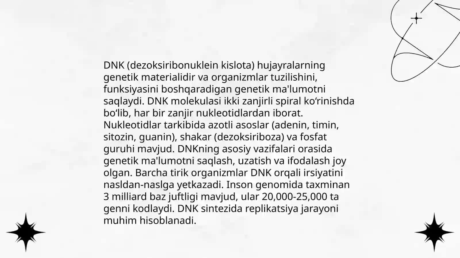 Irsiyatning molekulyar asoslari 4
