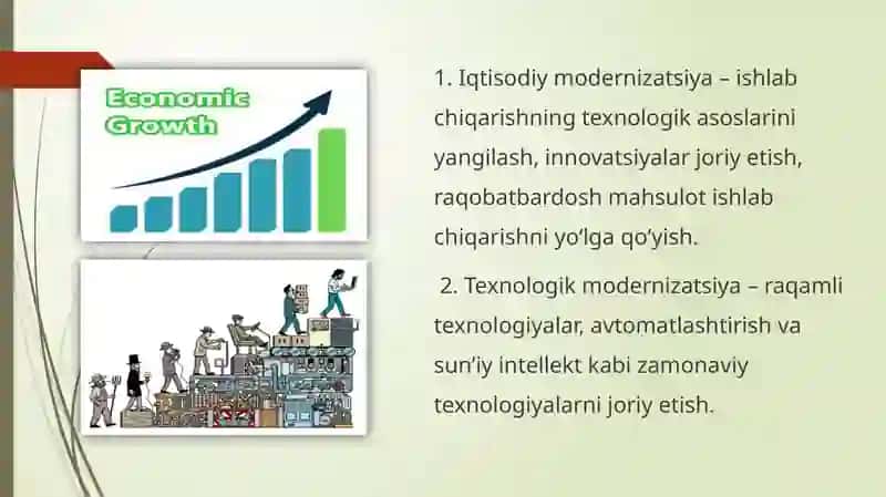 Mamlakatni modernizatsiyalashda mehnatni tashkil etishni takomillashtirish muammolari 4