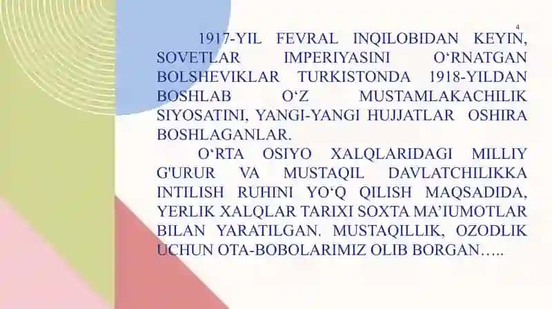 Mustaqillik yillarida hujjatchilik tizimi islohotlari. 4