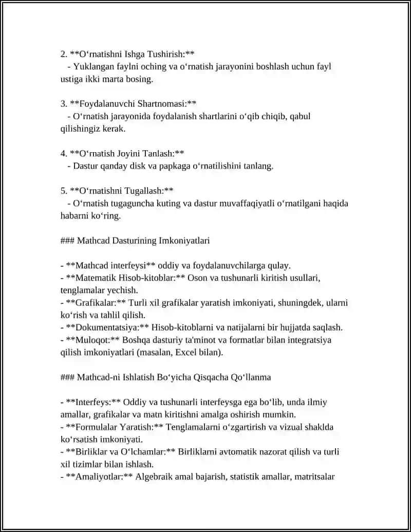 Mathcad 4
