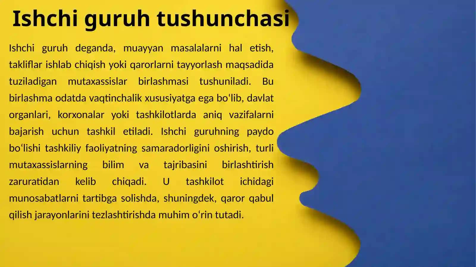 Ishchiguruh va jamoatushunchalari 4