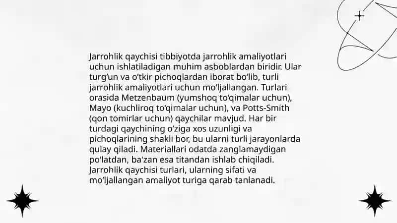 Xirurgik pichoqlar va skalpellar 4