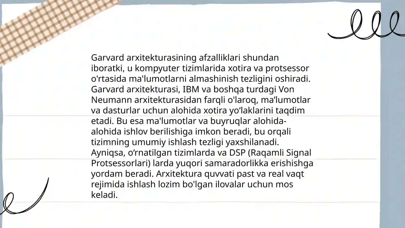 Garvard arxitekturasining asoslari 4