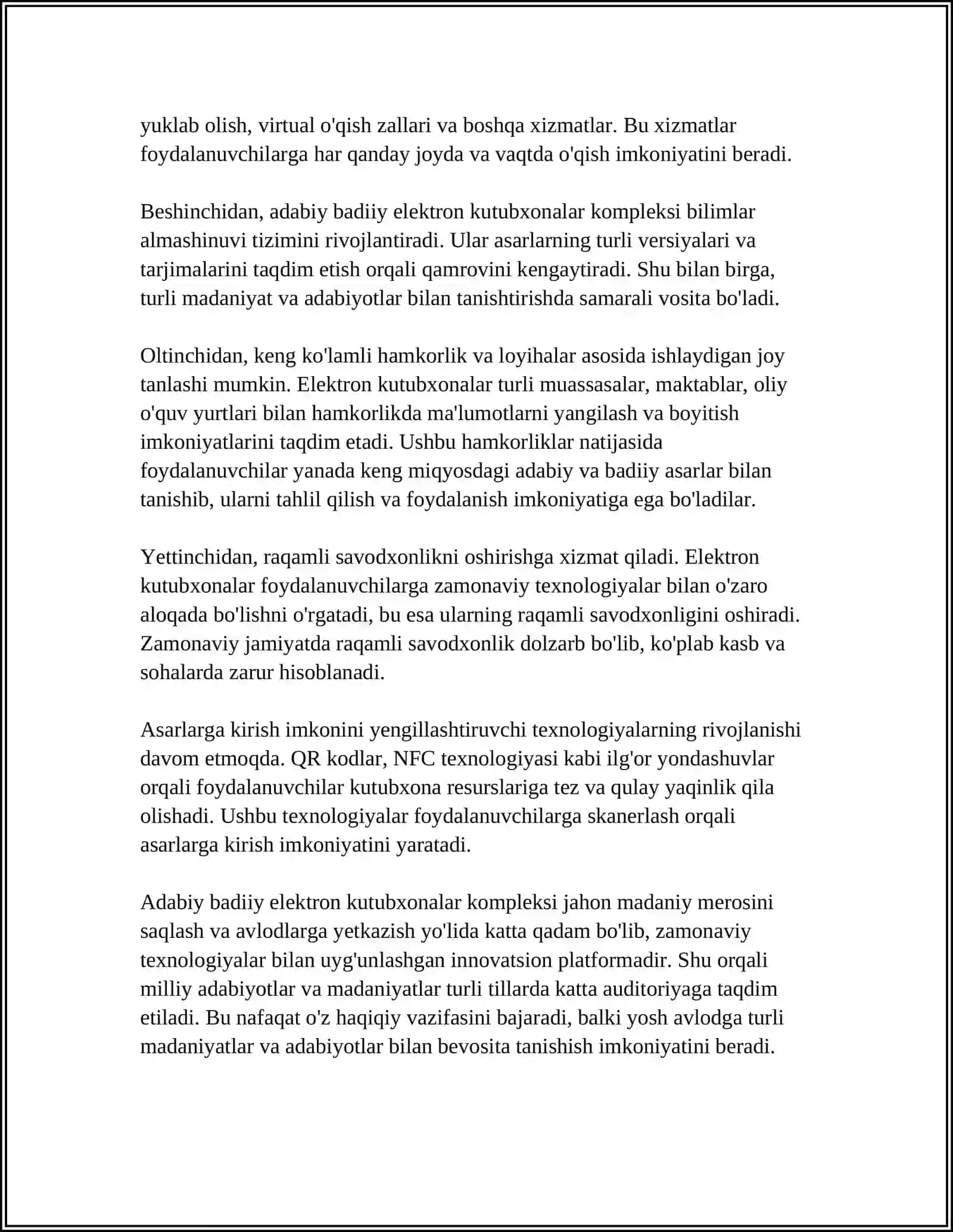 Adabiy Badiiy Elektron Kutubxonalar Kompleksi 4