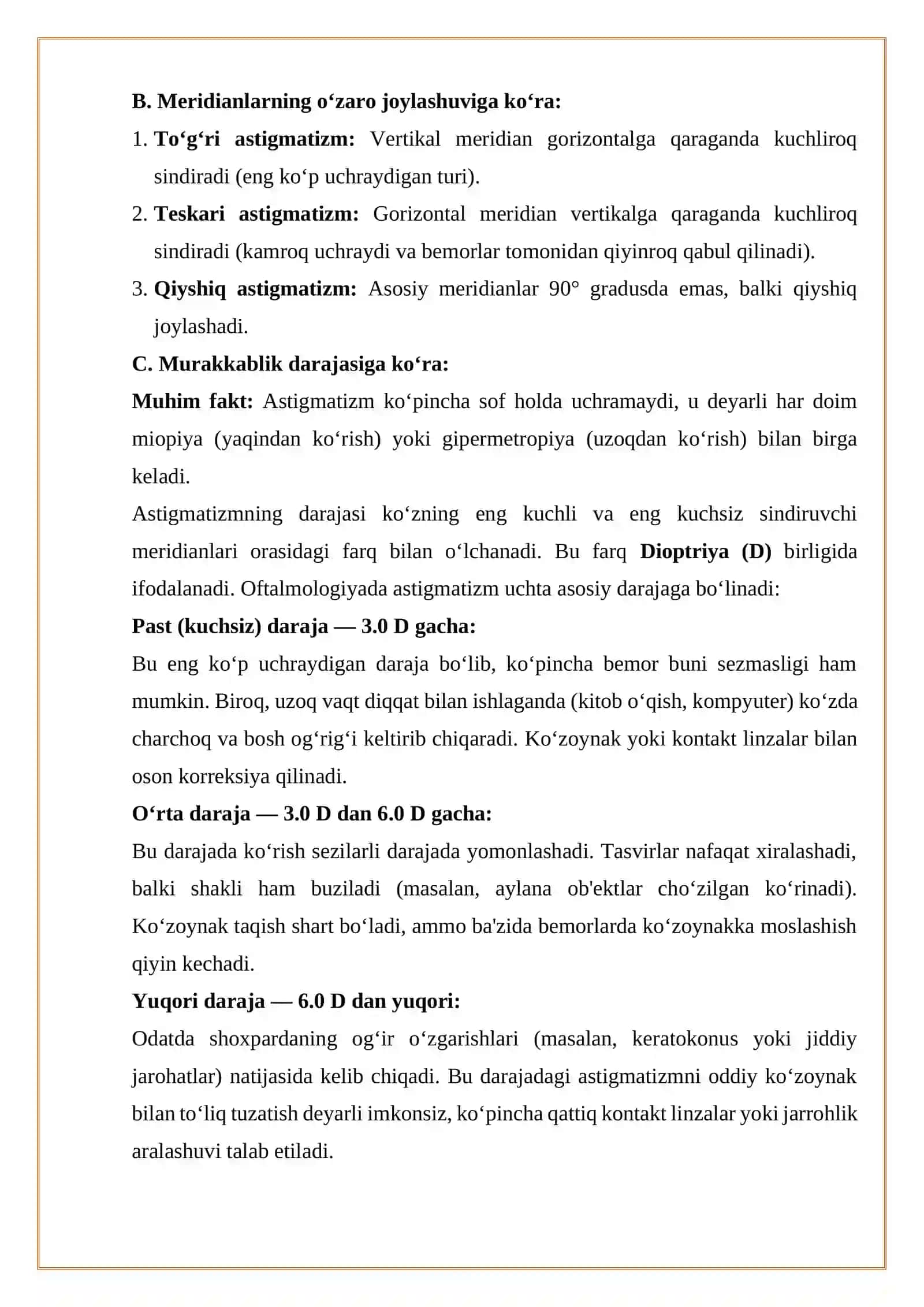 Klinik refraksiya buzilish astagmatizm 4