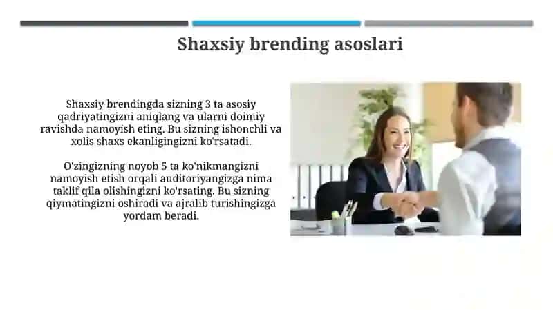 Mehmonxona sohasida professional imidj va brend yaratish tamoyillari 4
