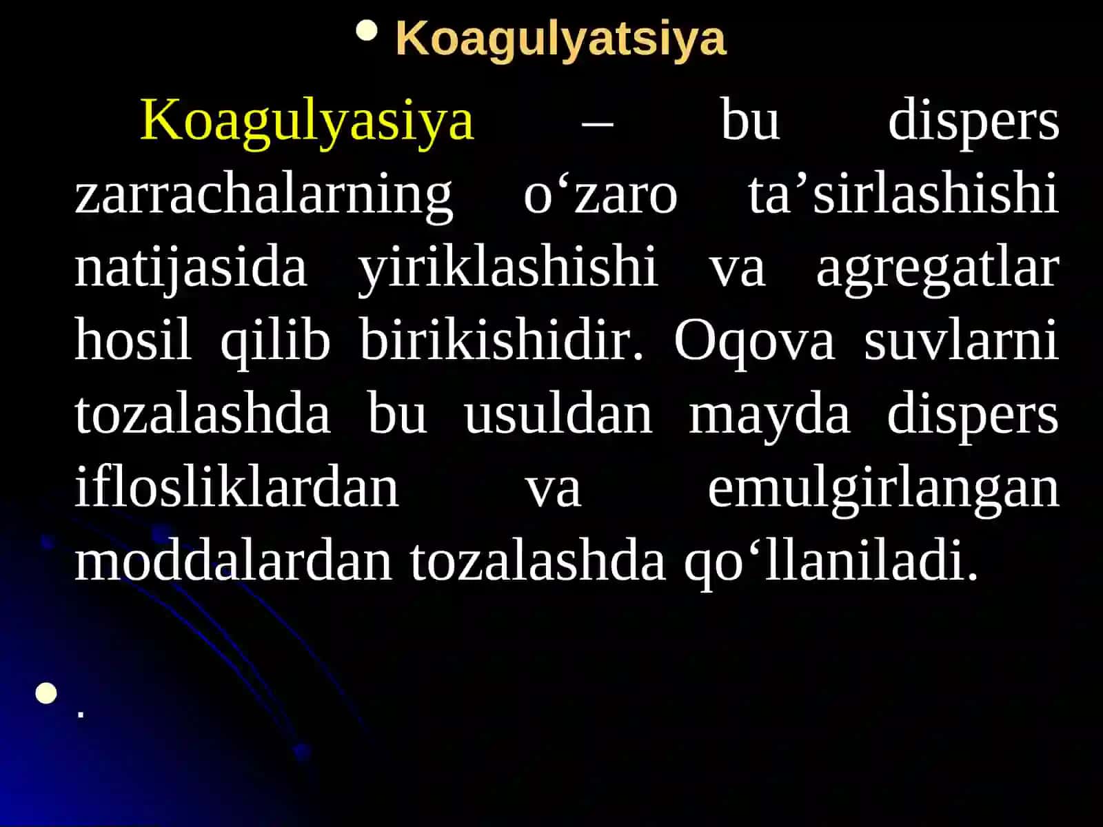 8-ma’ruza. Oqava suvlarni fizik-kimyoviy tozalash usullari xaqida malumot 4